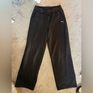 Puma Black Joggers with Logo